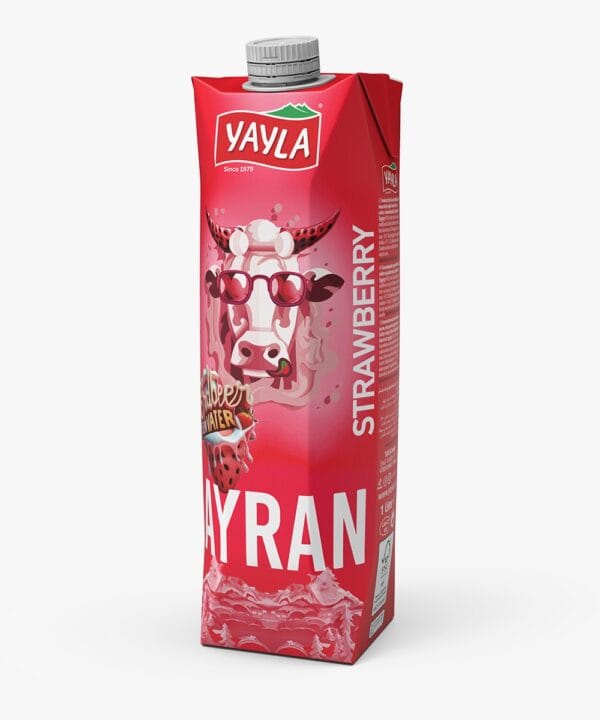 Ayran Truskawkowy 1 L
