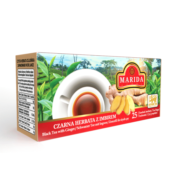 Herbata czarna z imbirem w torebkach